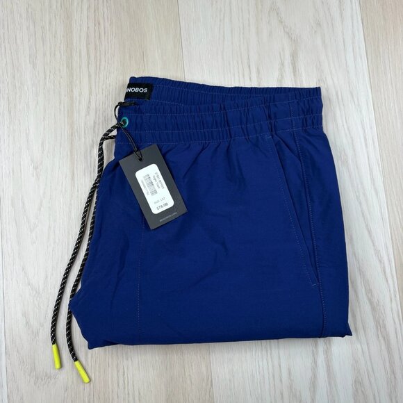 NWT Bonobos Womens Blue Drawstring Waist Night Train The Rec Swim Shorts Sz L - Picture 11 of 11